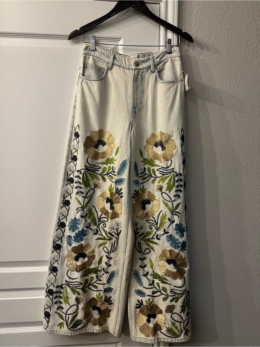 FREE PEOPLE We The Free Mi Amore Wide-Leg Jeans - Picture 2 of 5